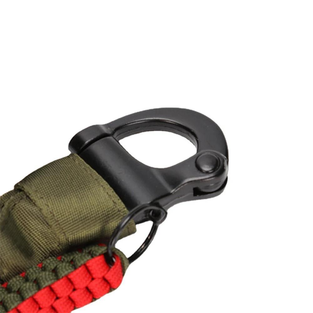 1Pc Outdoor Nylon Mountaineering Safety Rope Life-saving Tactical Quick Release Lanyard Downhill Braided Gear Security Tools