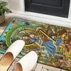 Wonderful Wizard Adventure Office Rug Chair Mat, Game Carpet, Suitable for Front Door, Bedroom, Living Room, Desk, Holiday Gift