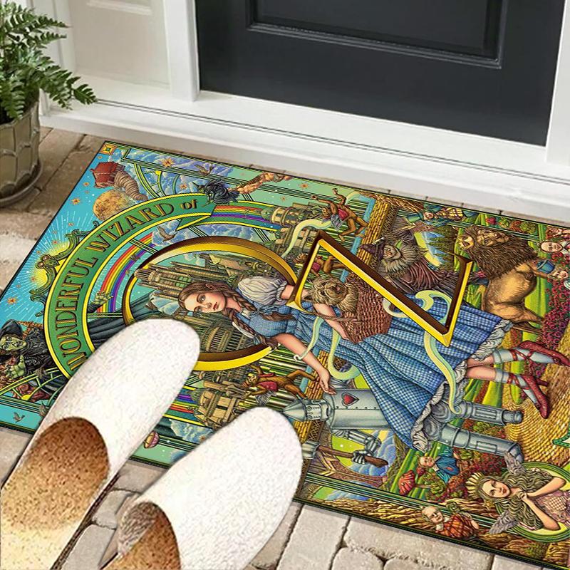 Wonderful Wizard Adventure Office Rug Chair Mat, Game Carpet, Suitable for Front Door, Bedroom, Living Room, Desk, Holiday Gift