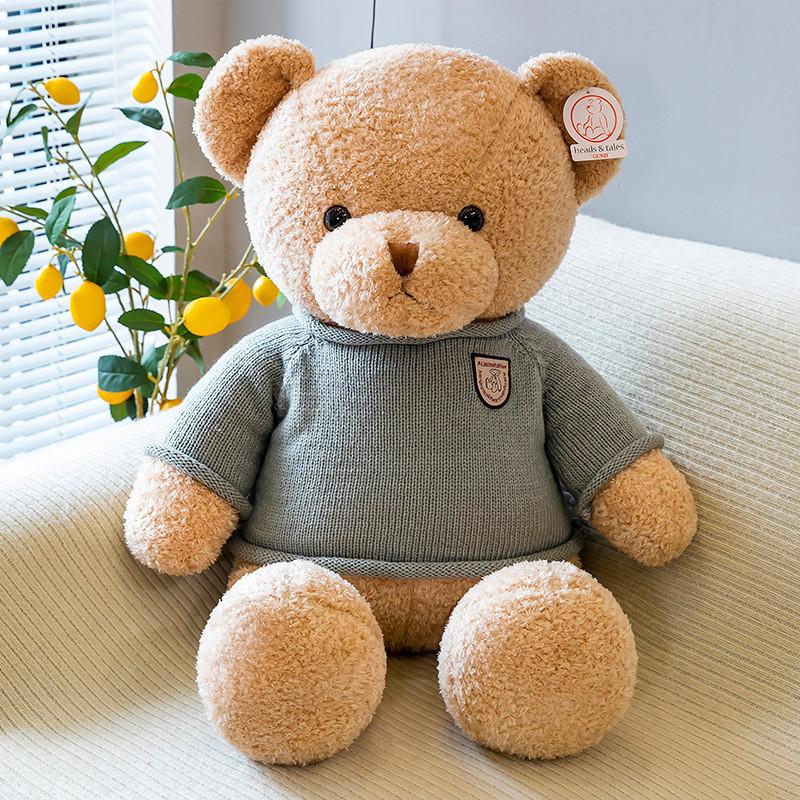 Bear Teddy Cartoon Animal Plush Doll Bear Pillow Soothing Sleep Gift Birthday
