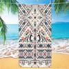 Microfiber Green Floral Sand Free Beach Towels Quick-Dry Palm Leaves Mandala Summer Swimming Pool Bath Towel for Adult Travel