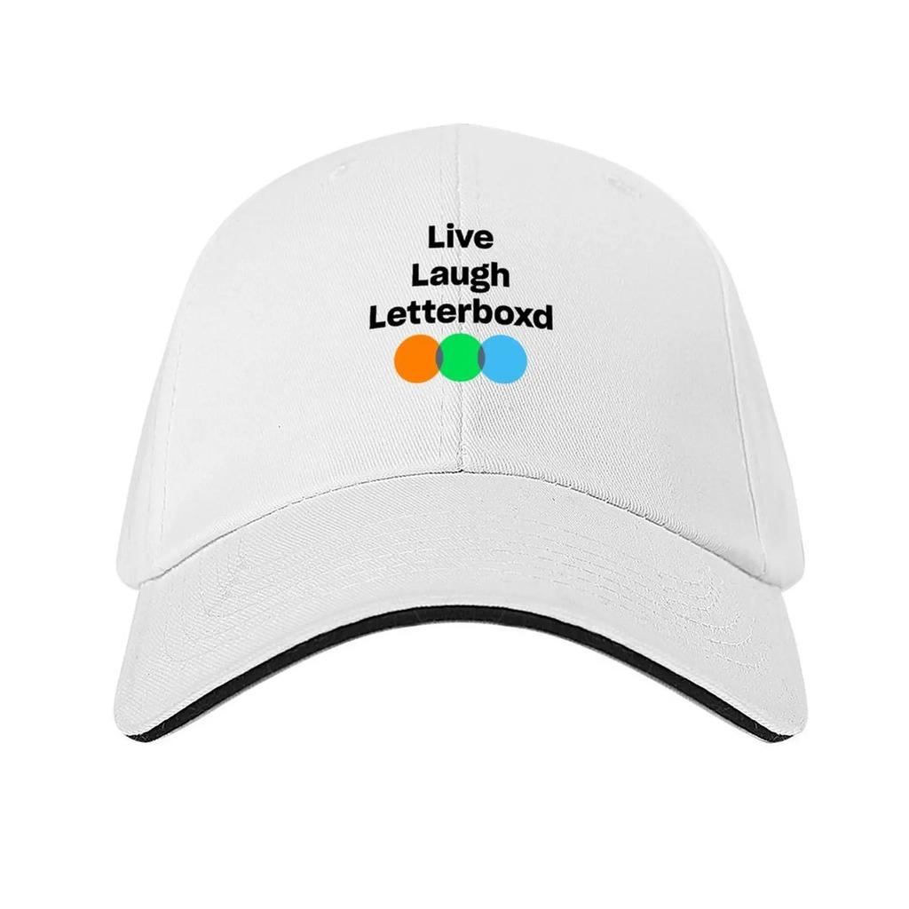 live laugh letterboxd Baseball Cap Hat Man Luxury Beach designer cap funny hat Caps Women Mens
