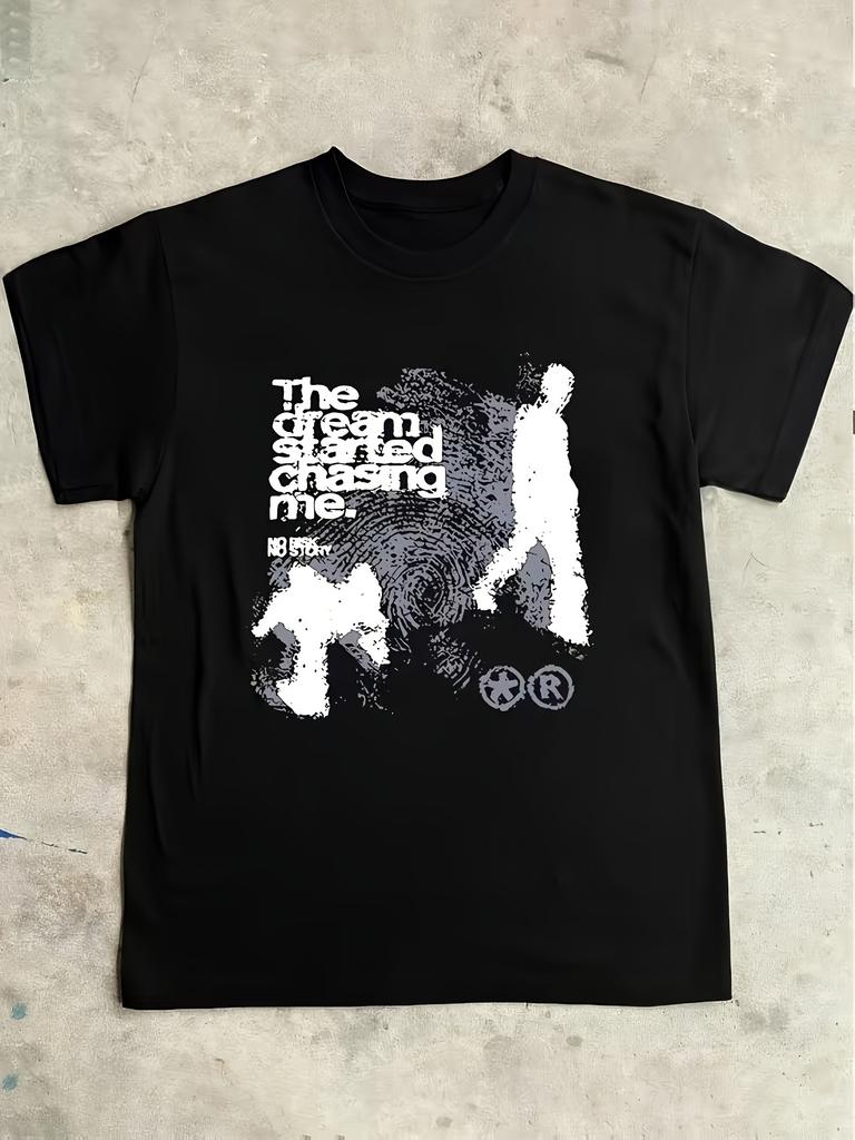Unisex T-shirt New Men'S Fashion Print Short Sleeve, Holiday Casual Wear, Summer Loose Slimming Versatile Short Sle(5)