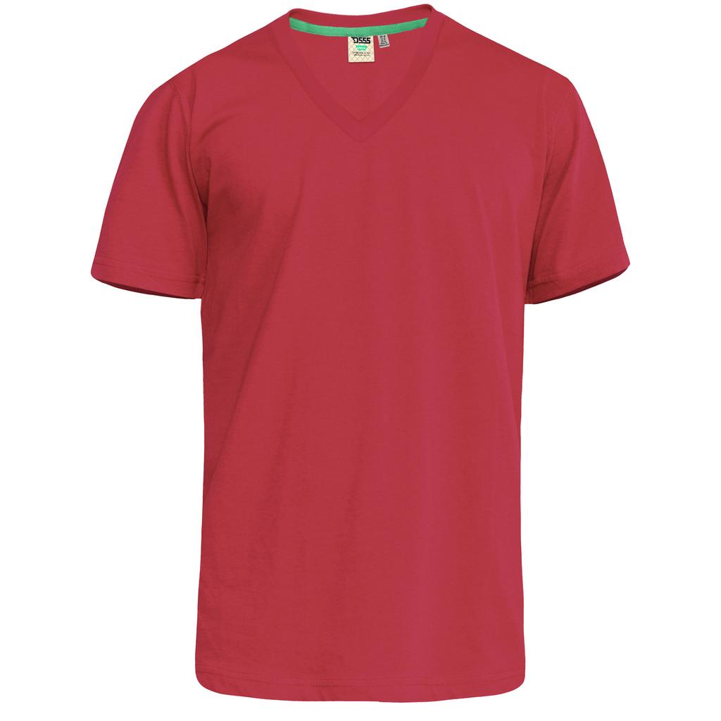Duke Mens D555 Signature 2 V Neck T-Shirt