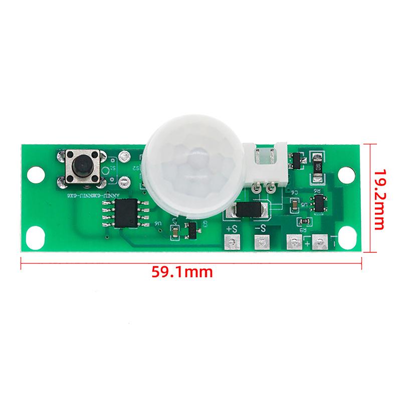 Infrared Human Body Induction Solar Circuit Board 3.7V Solar Lamp Board Control Sensor Night Light Module Controller Module