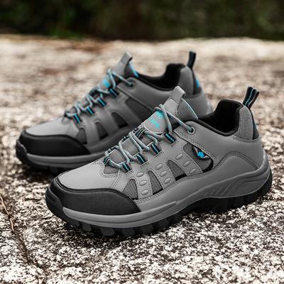 Large Size Casual Outdoor Hiking Shoes Travel Shoes Low-top Lace-up Wear-resistant Hiking Shoes Couple