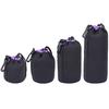 Waterproof Camera Lens Pouch Shockproof Drawstring DSLR Lens Soft Protective Bag