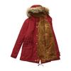 Women's Plush Hooded  Collar Winter Warm Coat Large Size Loose And Comfortable Cotton Jacket