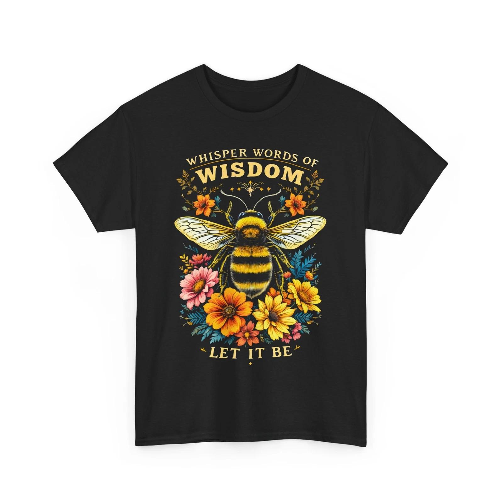 

Bee T-Shirt | Save the Bees | Honeybee Tee | Whisper Words of Wisdom Bee Shirt S