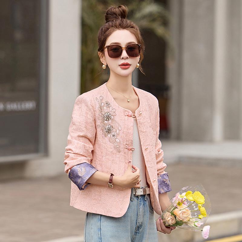 2025 Spring Slimming Chinese-Style Fashion Coat
