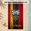StrandtuchVfB Stuttgart FC Benutzerdefinierter Name Text Personalisierbares Weiches Handtuch für Strand Pool Innenbereich Heimdekoration Geschenk