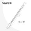 Double-Ended Stainless Steel Cuticle Scraper & Pusher Tool for Nail Art Removal