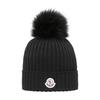 Moncler Căciulă cu Pompon Patch cu Logo 3b00007 M1131 999