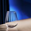 Modern Striped Vertical Transparent Glass, Red Wine & Champagne Glass for Home Parties