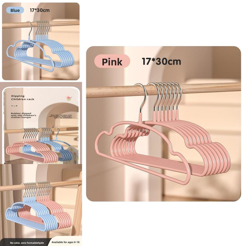 Cloud Childrens Clothes Hangers With Nonslip Baby Wardrobe Organizer For Nursery Storage Set