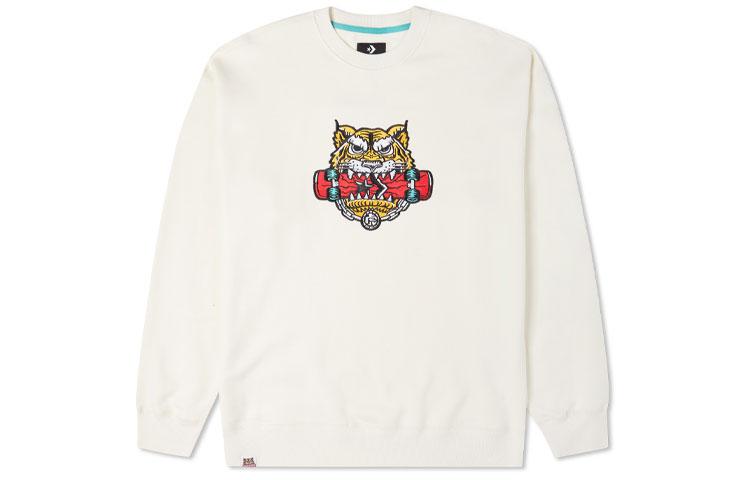 Converse Sweatshirt Unisex Milk White 10024319-A01 XL