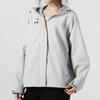 Under Armour Logo Pattern Comfortable Windproof Breathable Zip-Up Hoodie Women Jackets Gray 2360402-009