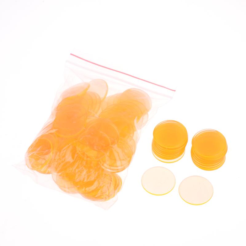 100 Stuks 25 Mm Kleur Plastic Chip Bingo Chip Montessori Interactief Leren Educatie Wiskunde Speelgoed Familie Feest Tellen Speelgoed
