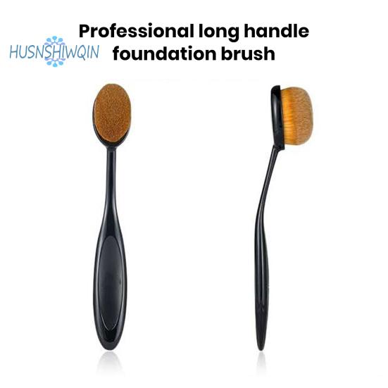 Soft Bristles Foundation Brush Achieve Makeup with Ease Portable Long Handle Makeup Brush Women Supply