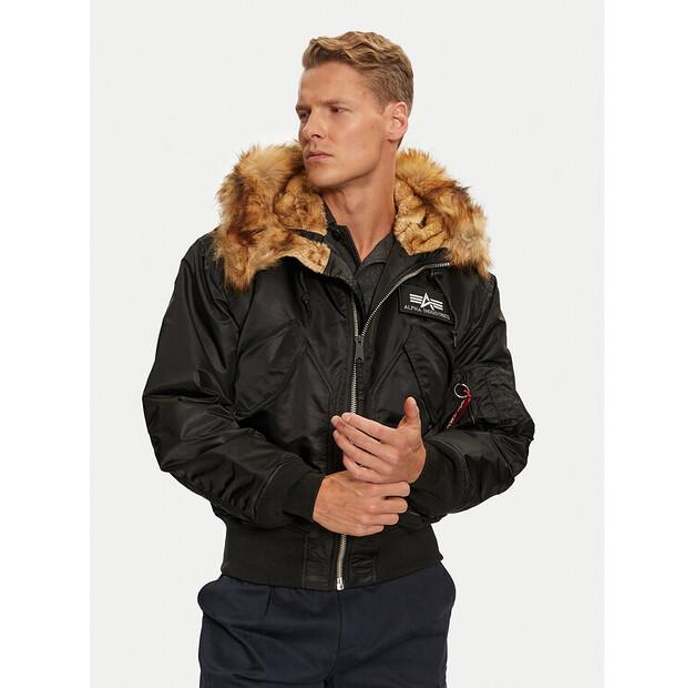 Зимняя куртка Alpha Industries 113145, черная, стандартный крой