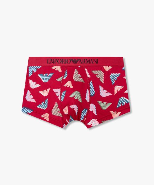

[Emporio Armani Underwear] Мужские боксеры с 3D-принтом логотипа 0816112037 [Отправлено из Кореи] 100% Оригинал Red - S