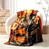 Naruto Blanket Flannel Blanket Soft Cozy Plush Throw for Sofa Bed Lightweight Home Decor