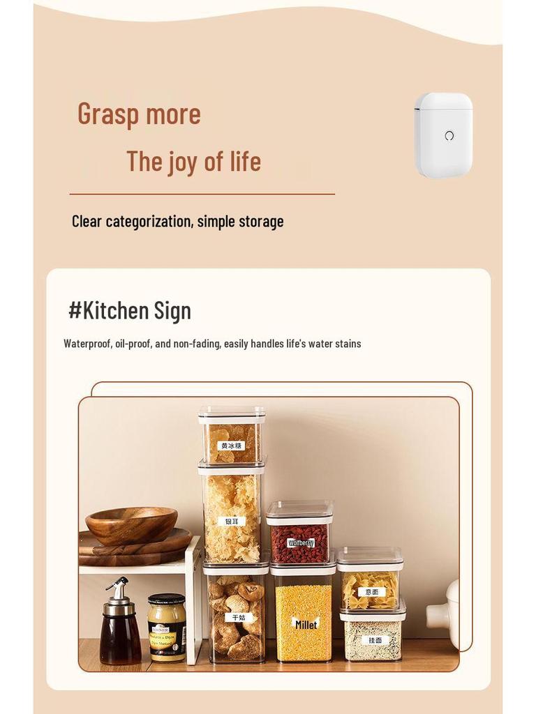 Tragbarer Mini Bluetooth Thermodrucker für Etiketten für den Heimgebrauch mit Haftnotizen