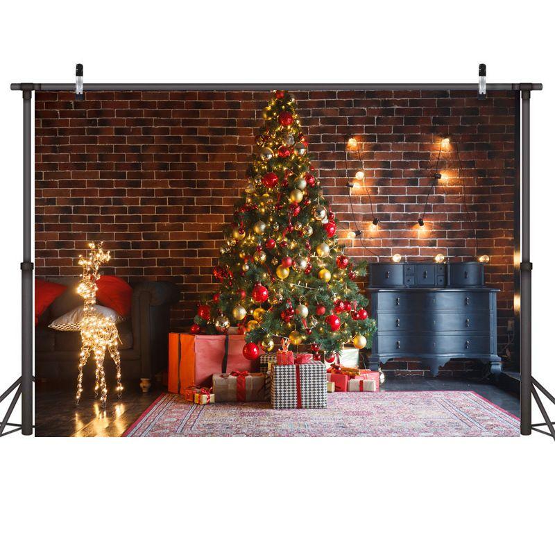 Photo Christmas Photography Props Background Cloth Vinyl Backdrop Xmas Studio