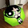 1pc Powerpuff Girls, Buttercup Themed High-quality Umbrella,Automatic Opening and Closing Umbrella,Multi-functional Umbrella G0811201