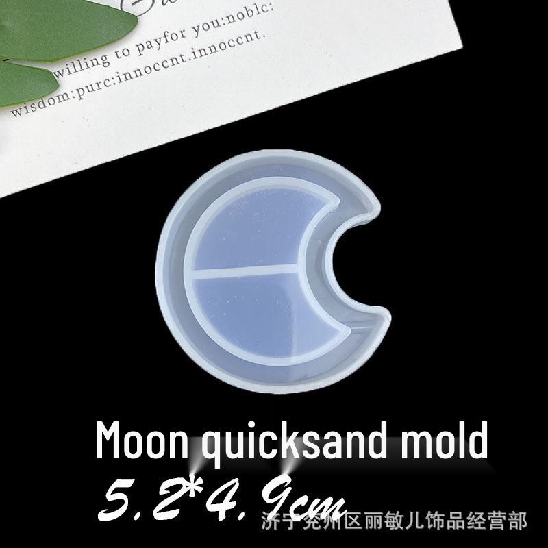 DIY Cat Paw & Heart Keychain Molds - UV Resin Quicksand Jewelry Kit