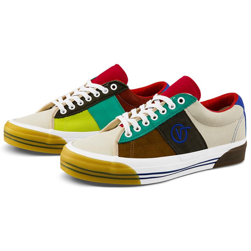 Vans Og Sid Lx Retro Casual Skateboarding Shoes Unisex Multi Color Splicing Sneakers VN0A4U1320V