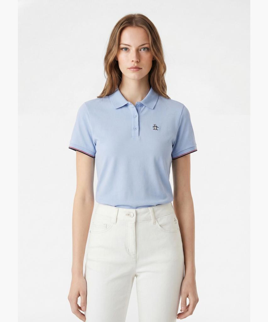 Meonsingweeo Women'S Signature Polo Light Blue Mr122Lts12