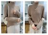 Lekasha 100% Mink Cashmere Round Neck Waffle Knit Sweater - Loose Fit, Casual Base Layer for Autumn/Winter