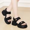 Platform sandals women's summer new versatile fashion casual Velcro soft sole light