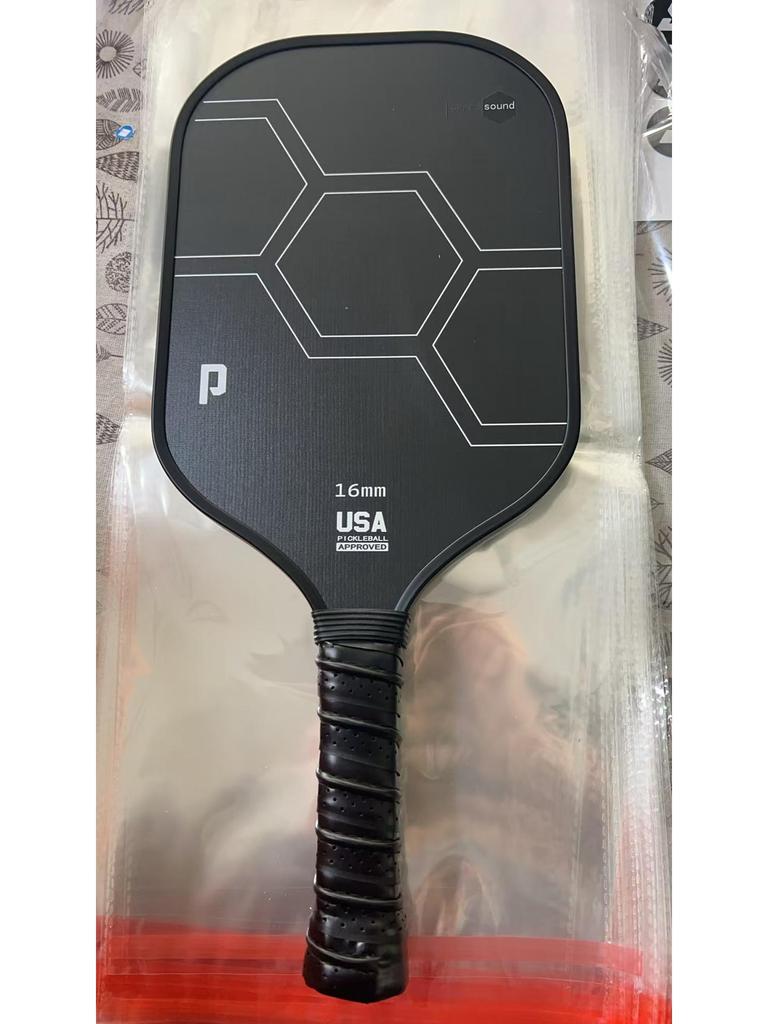 T700 Carbon Fiber Pickleball Paddle with Cloth Texture Frosting, 16mm Thickness, Professional Competition Quality.