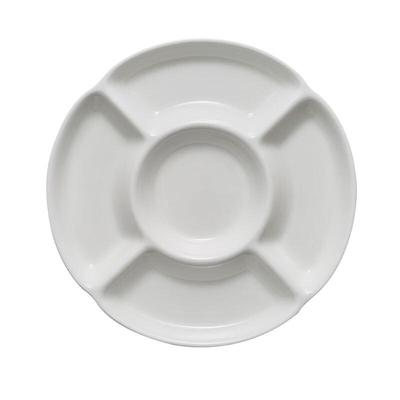 ZISIZ Ceramic 5-Compartment Serving Plate Set