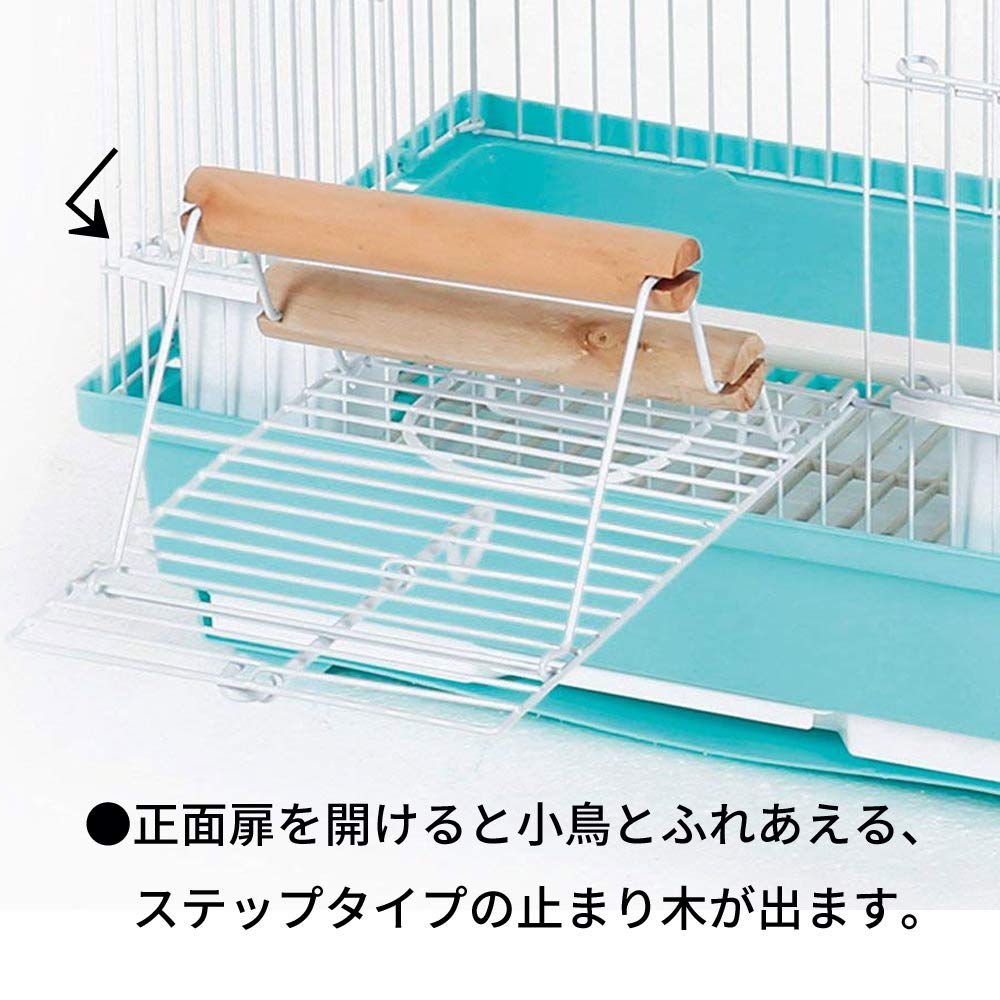 Minimal Land Bird Cage Bird Palace Palm Aqua S Size