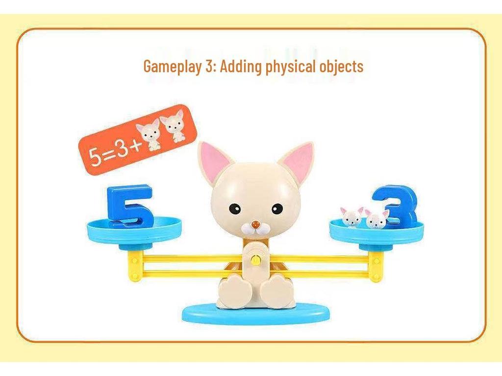 Monkey Balance Game: Addition & Subtraction Educational Toy for Kindergarten