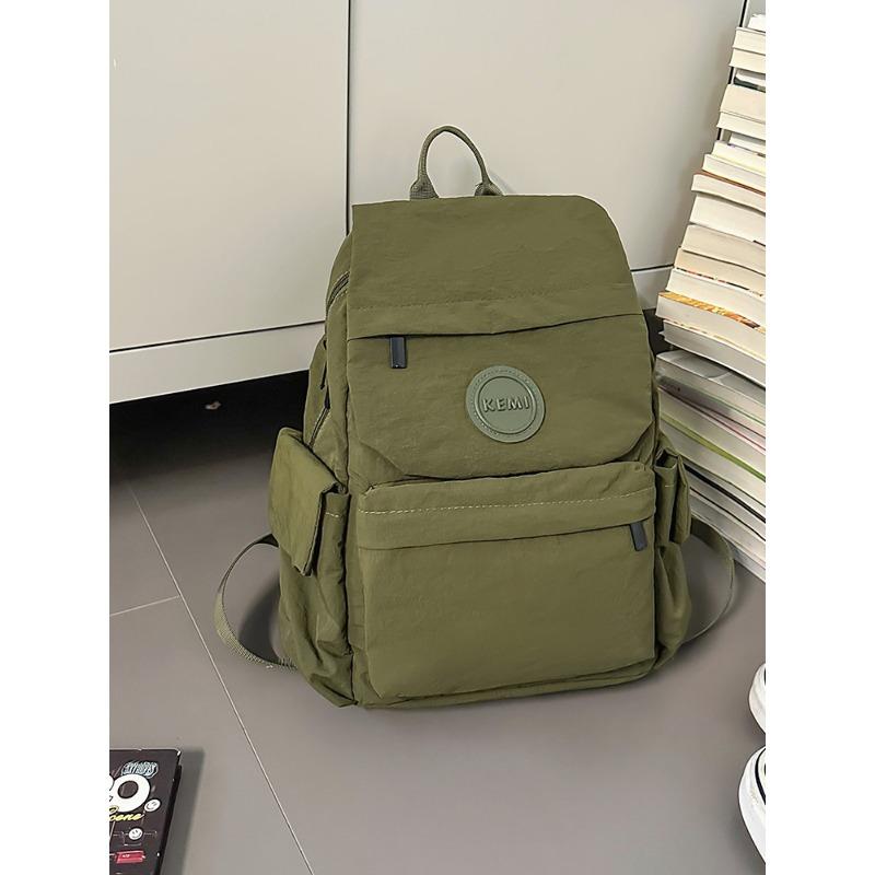 

Уличный легкий рюкзак большой вместимости женский новый альпинистский дорожный компьютерный рюкзак мужской студенческий школьный рюкзак армия зеленый