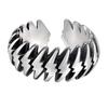 Yin Taifei Silver Lightning Ring: Unisex Hip Hop Retro Open Ring, Trendy and Versatile.