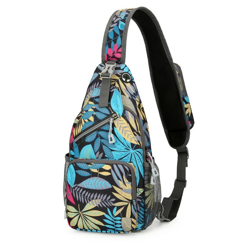 Oxford Cloth Chest Bag Crossbody Bag Multifunction Shoulder Bags Men And Women Outdoor Leisure Travel Shoulder Bags Backpacks