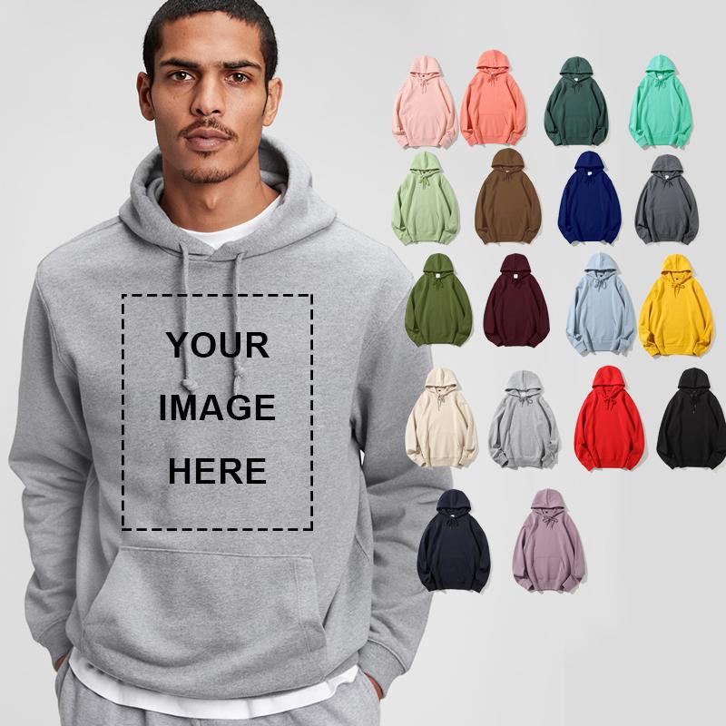 Your own design brand logo picture custom men's and women's DIY02 hoodie sweatshirt casual fleece hoodie loose fashion