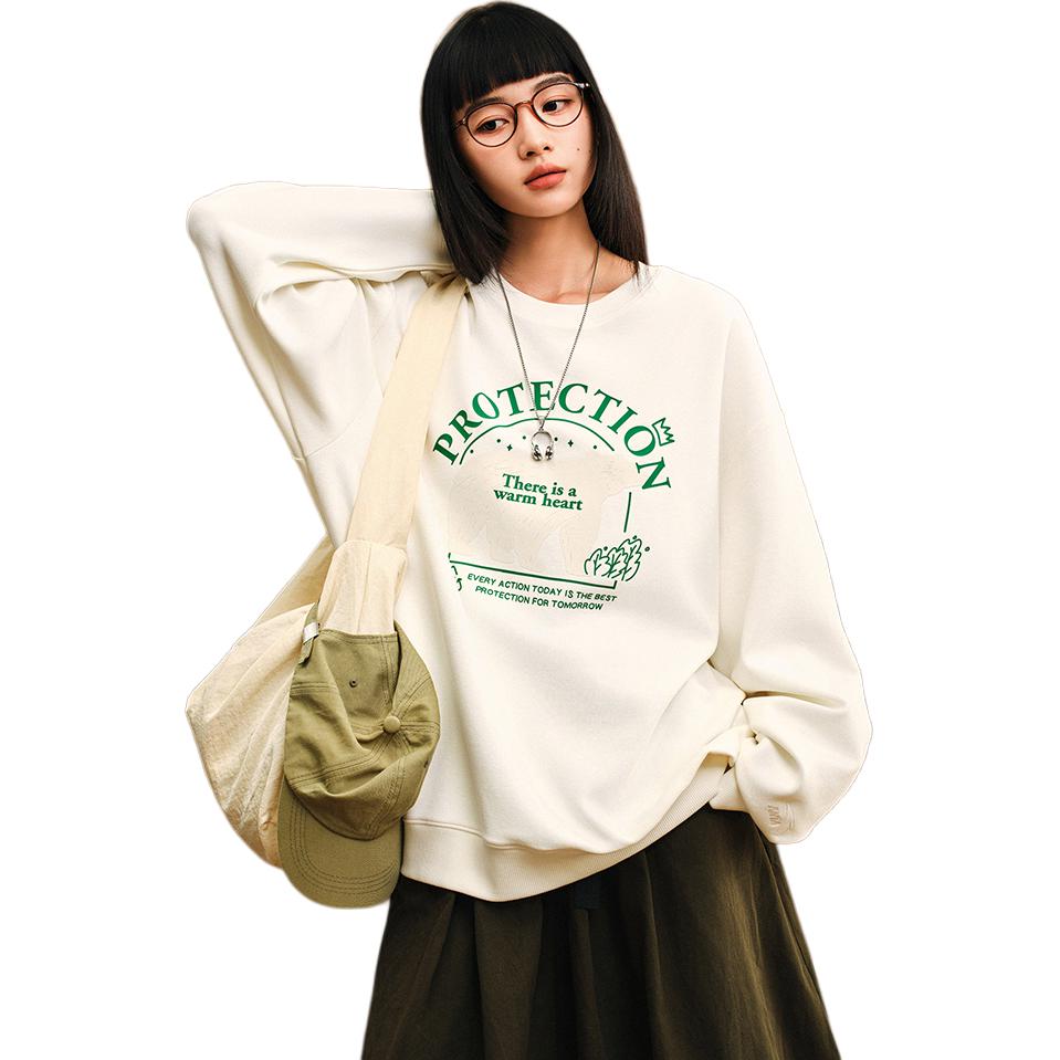 Anta Breathable Versatile Comfortable Crew Neck Sweatshirt Unisex tops 952538704