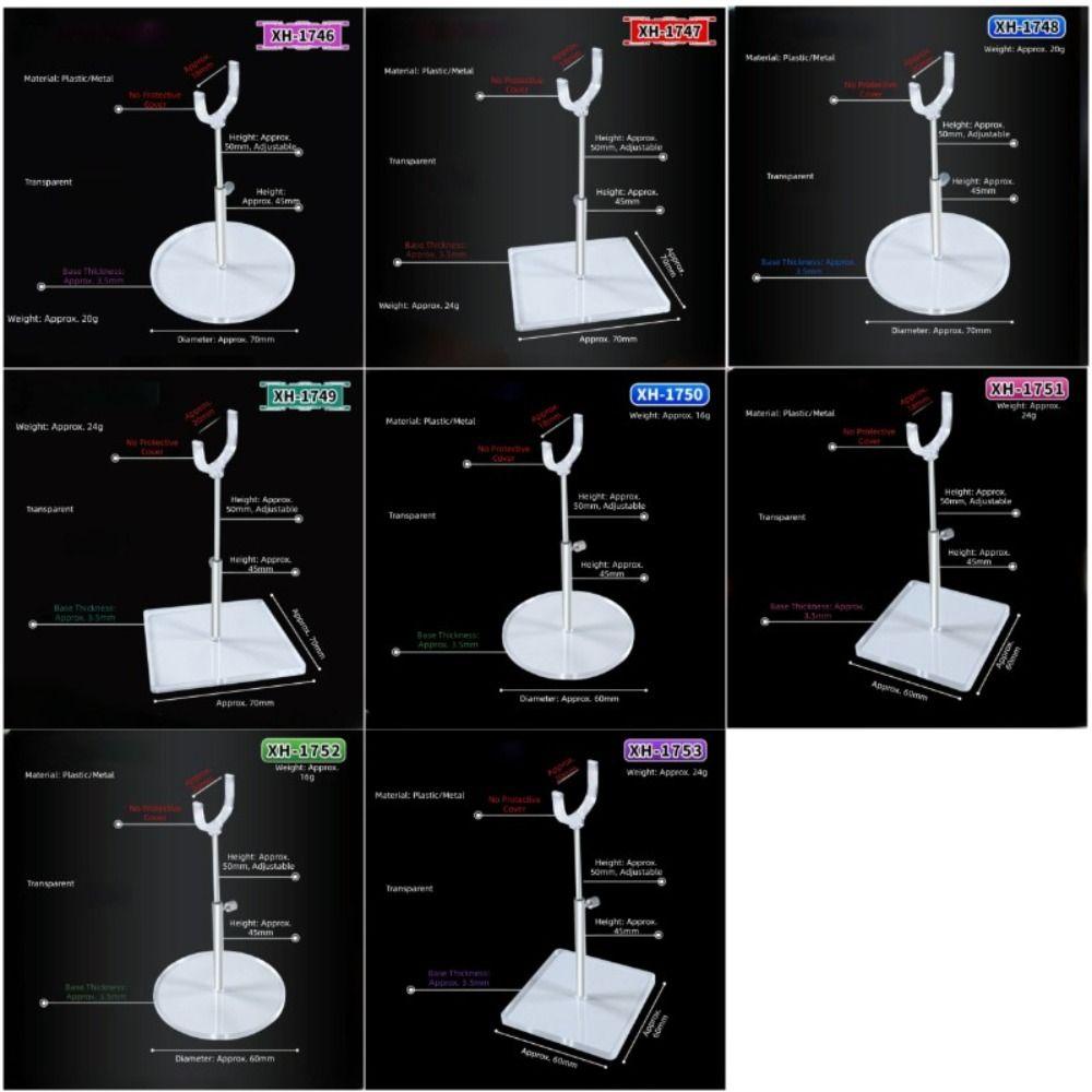 Height Adjustable Doll Display Holder Adjustable Doll Standing Bracket Quality Doll Display Base
