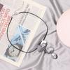 Hot Sale Women's Mid-length Necklace New Metal Contrast Fashion Versatile Geometric Necklace