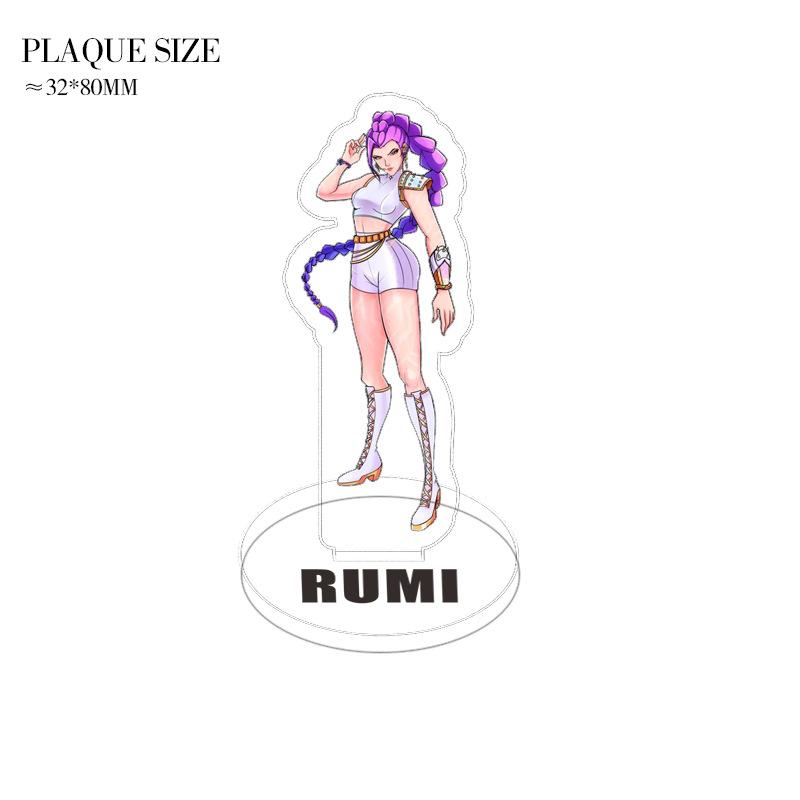 Kpop Dämonenjäger Superstar Acryl Aufsteller Desktop Dekoration Ornament Zubehör Spielzeug für Fans Geschenk