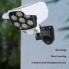 1Pc 77Led Solar Motion Sensor Led Light Outdoor Dummy Camera Wireless Security Flood Light Waterproof Lamp For Home Garden