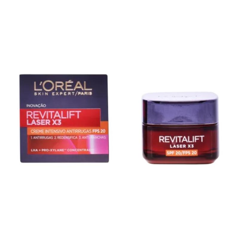 Loreal Paris Cream Moisturizing SPF20 Skin Rejuvenation Laser X3 Day Cream-50ml коричневый