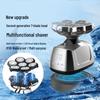 7D Floating Electric Shaver – Multifunctional, Water-Washable Razor for Bald Heads