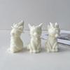 Cat Shape Candle Molds Silicone Molds Resin Casting Mold for Making Candle